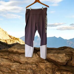 Reebok Women's Legging Sz XL‎ Violet High Rise Active WearTraining Running